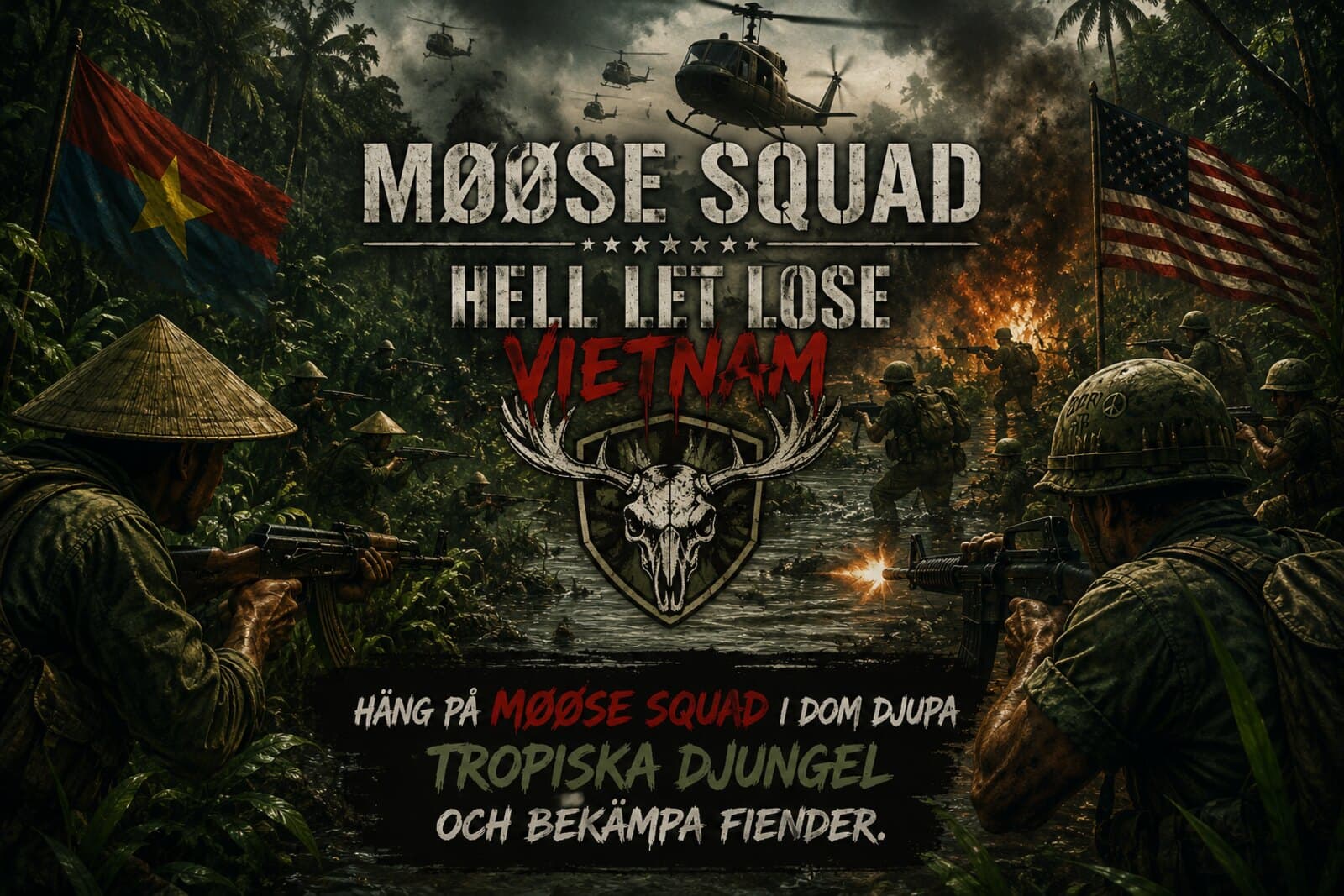 Møøse Squad-banner från Hell Let Loose: Vietnam