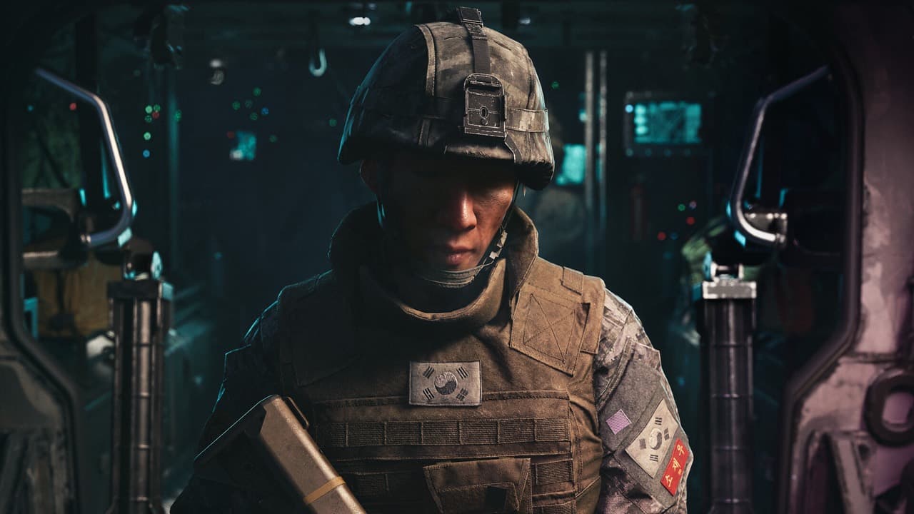 Modern Warfare 4: operatör med vapen redo